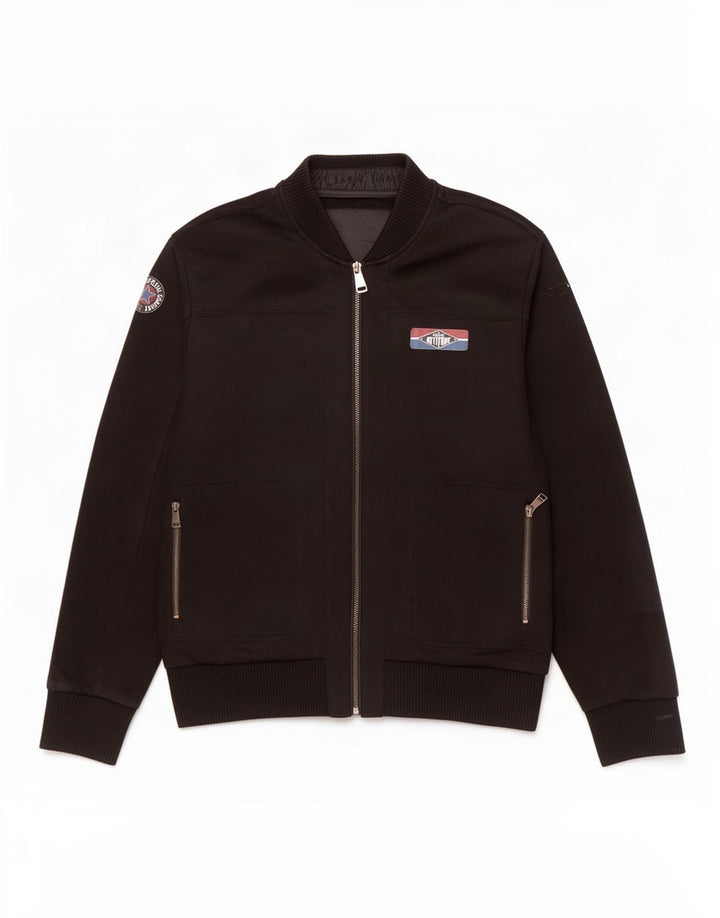 Zara Hombre Chándal Top Chaqueta XL Negro Poliéster