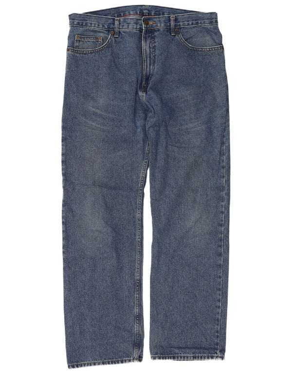Marks & Spencer Vaqueros rectos para hombre W36 L31 Algodón azul