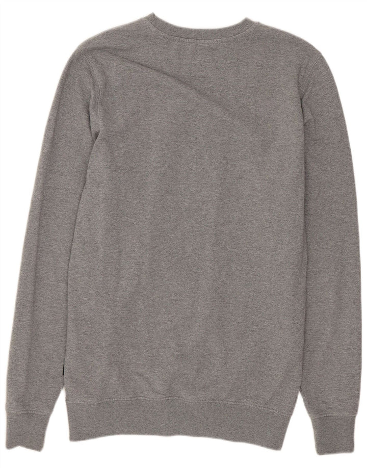 VANS Hombre Sudadera Jumper XS Gris Algodón Moteado