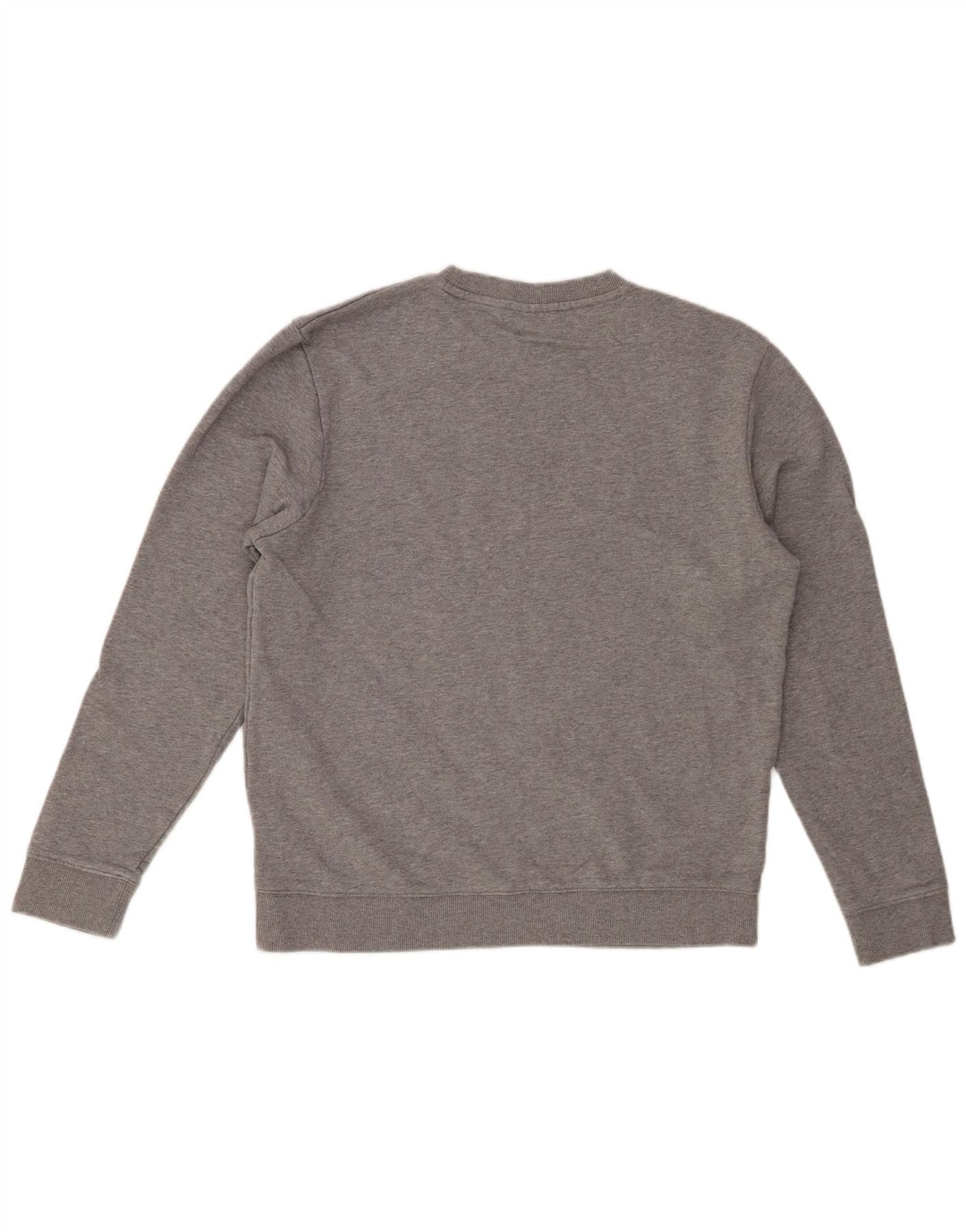 HUGO BOSS Sudadera para mujer Jumper UK 14 Algodón moteado gris medio