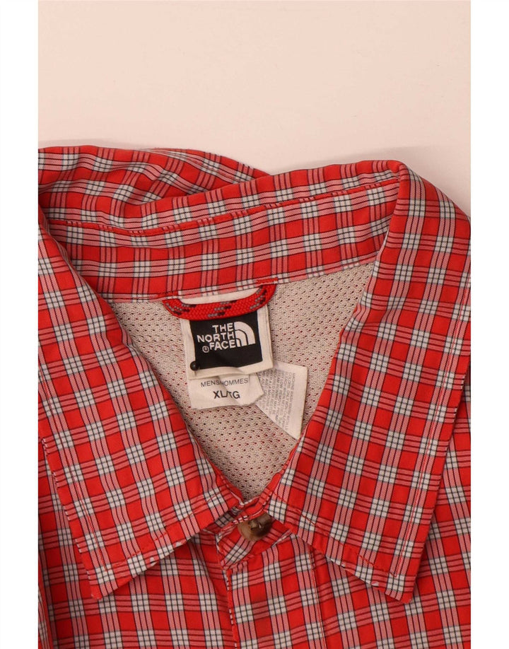 The North Face Camisa Manga Corta Hombre XL Red Check Modal
