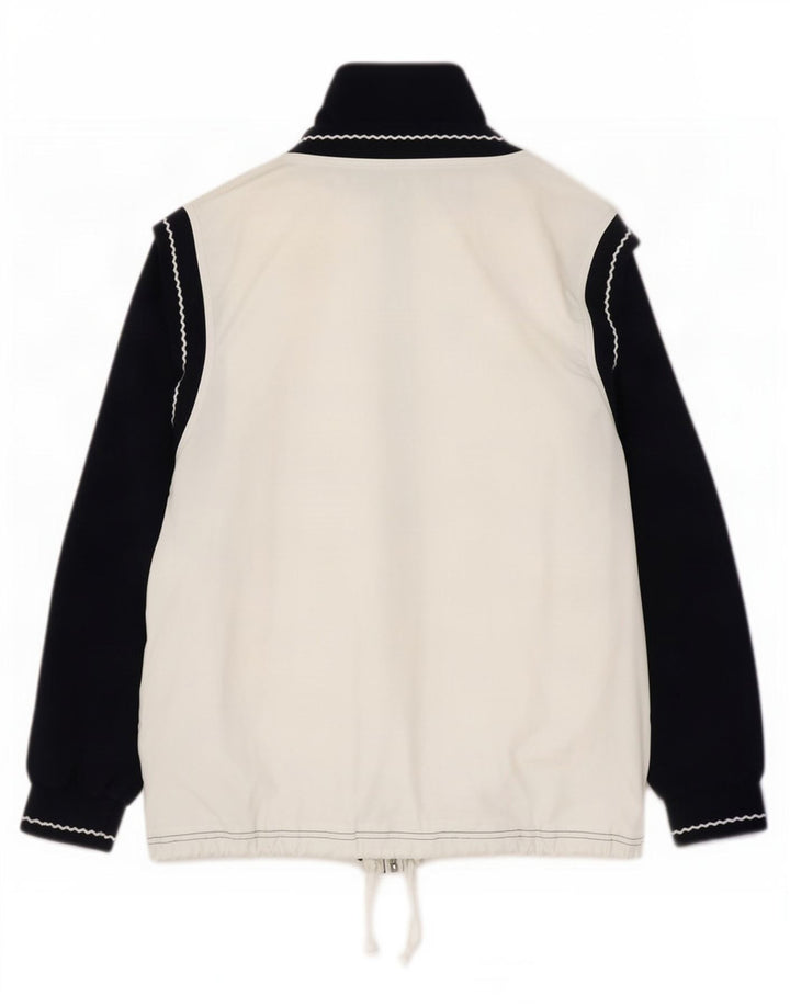 Sergio Tacchini Chaqueta De Chándal Para Hombre Grande Blanco Colorblock Poliéster