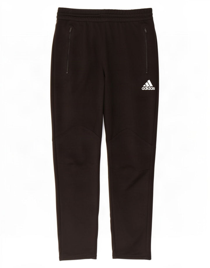 Adidas Mens Climalite Chándal Pantalones Grande Negro Poliéster
