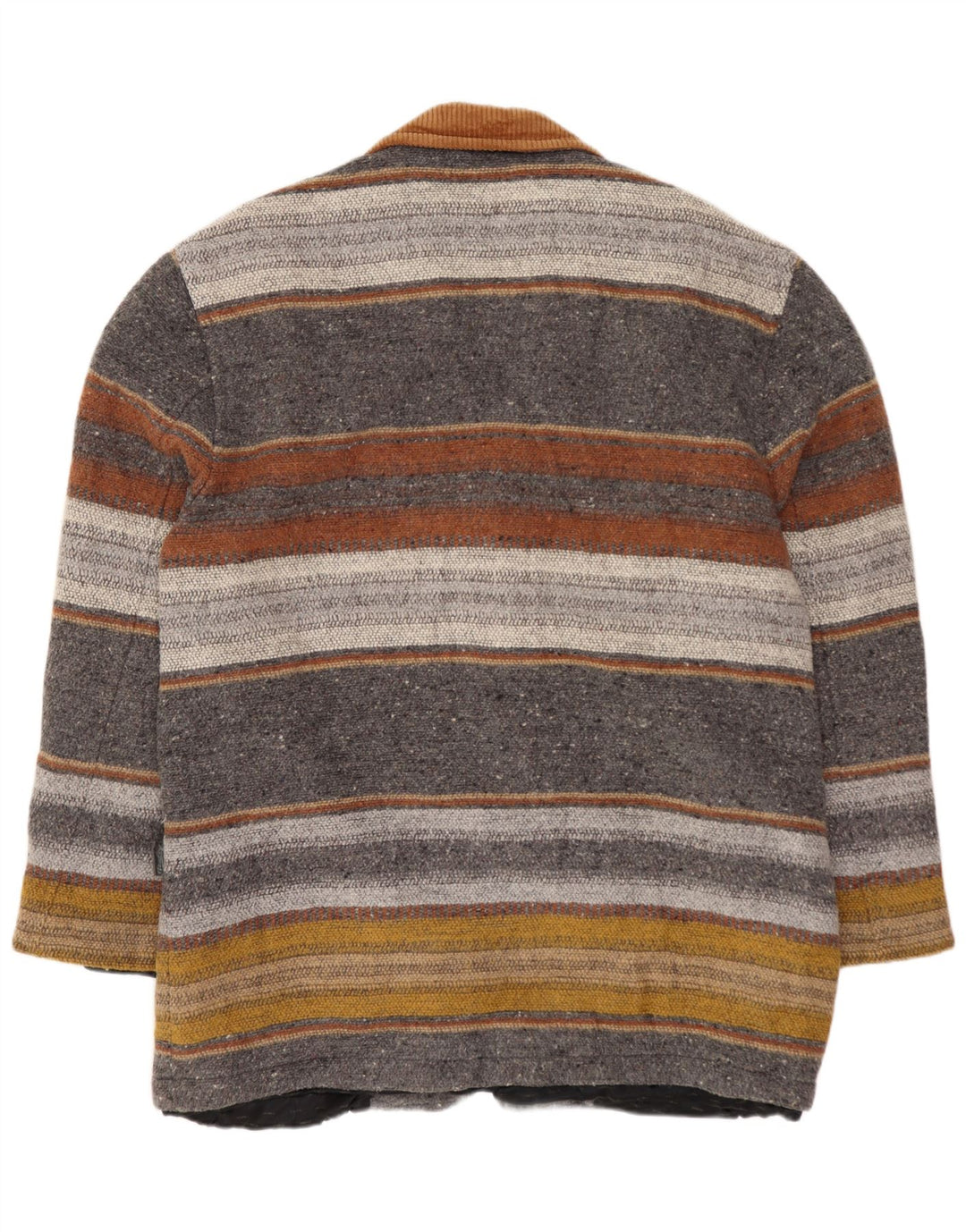 VINTAGE Chaqueta Blazer de 4 botones para hombre Reino Unido 40 Rayas multicolores grandes