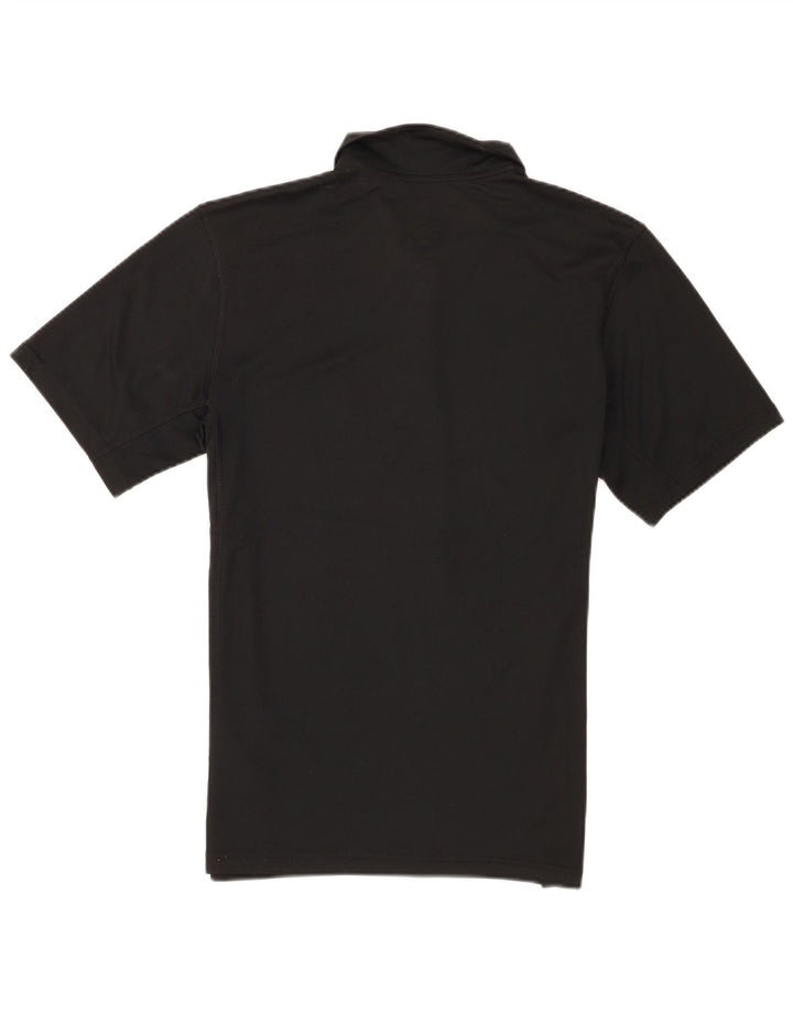 Nike Polo Dri Fit para hombre pequeño poliéster negro