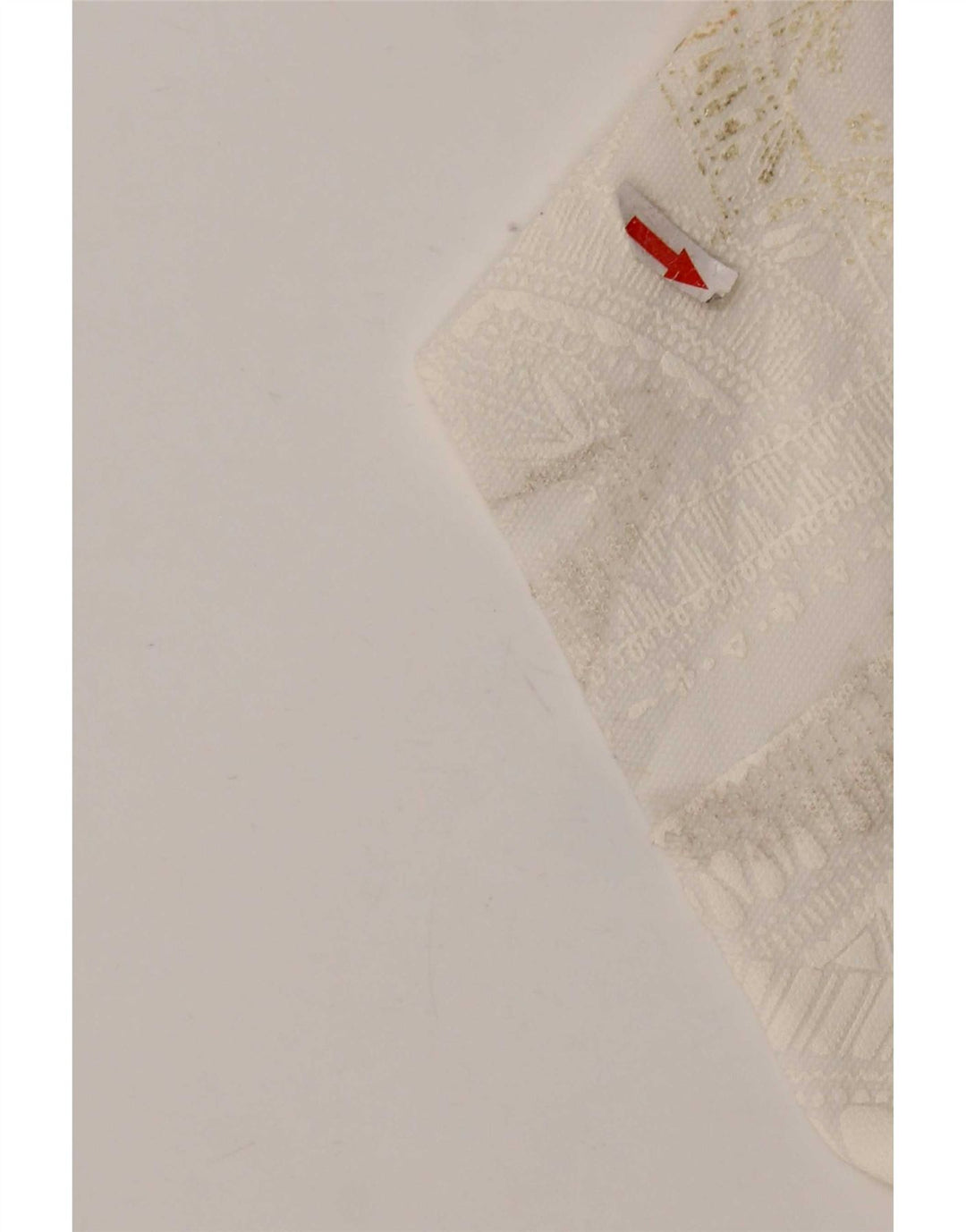 Zara Vestido recto para mujer UK 40 Medium White Paisley