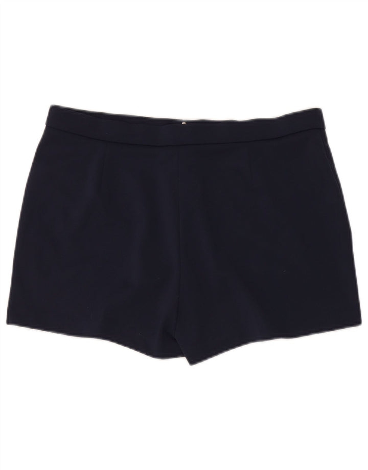 Adidas - Pantalones cortos deportivos para hombre, talla grande, poliéster, color azul marino