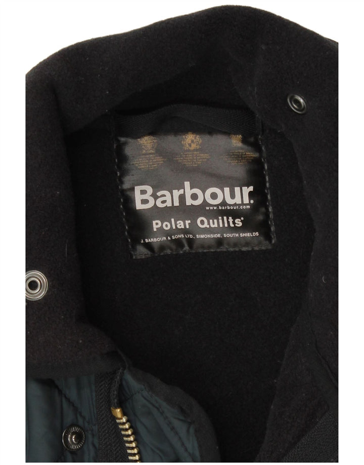 Barbour Chaqueta acolchada para hombre UK 38 Mediana Azul marino Poliéster