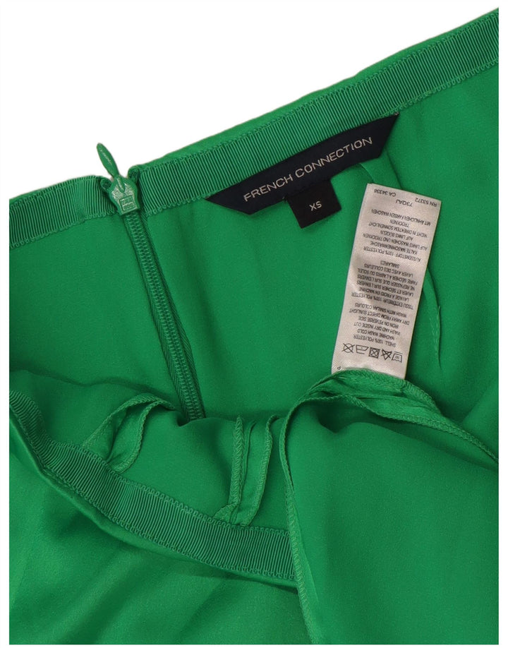 FRENCH CONNECTION Womens Midi Skirt XS W28 Green Polyester