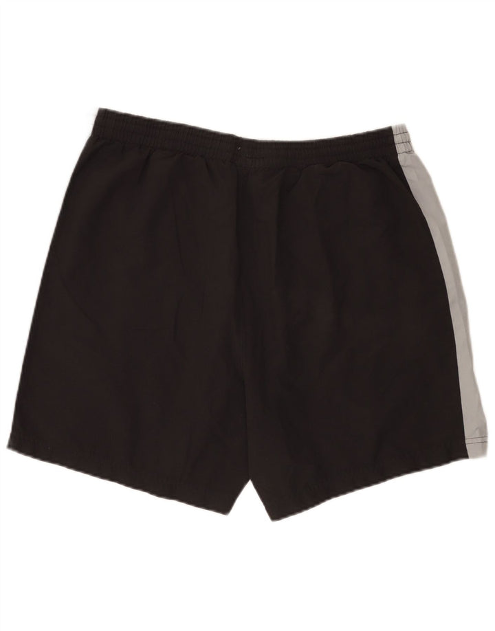 Umbro Shorts deportivos para hombre XL Poliéster color block negro