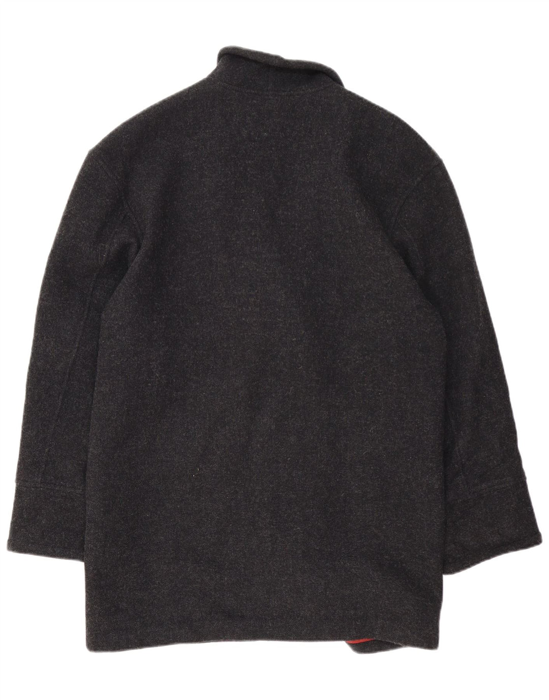 Abrigo vintage de gran tamaño para mujer IT 42 Lana gris medio