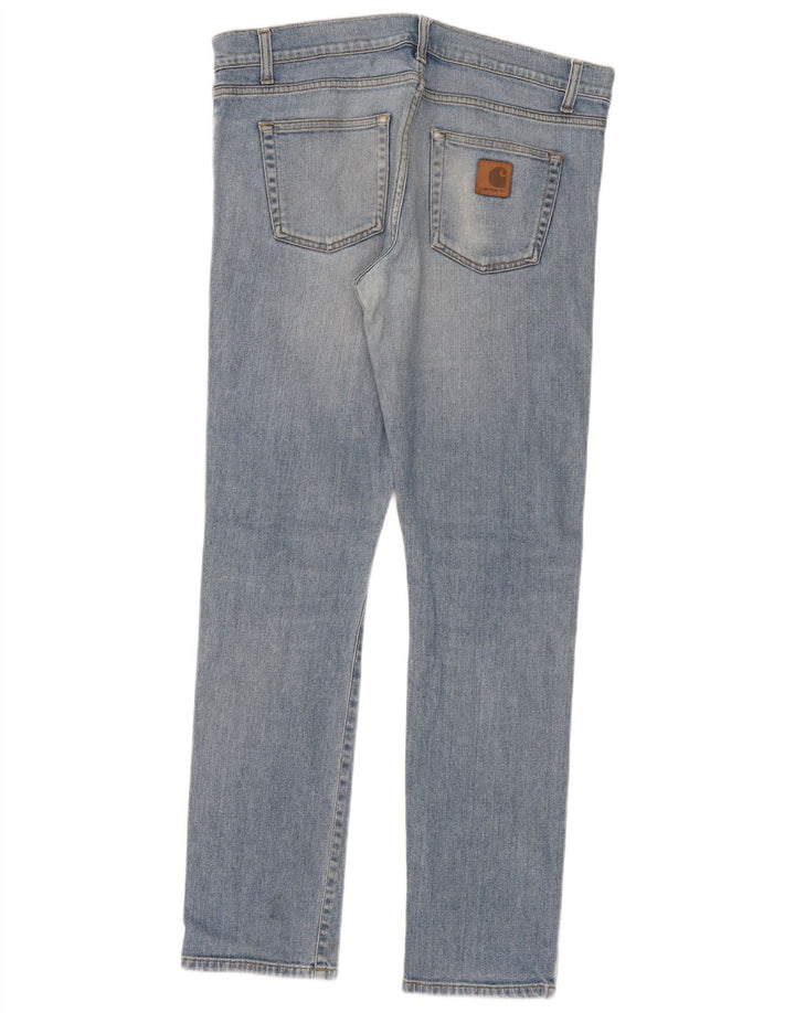 CARHARTT Vaqueros ajustados Wip para hombre W34 L32 Algodón azul