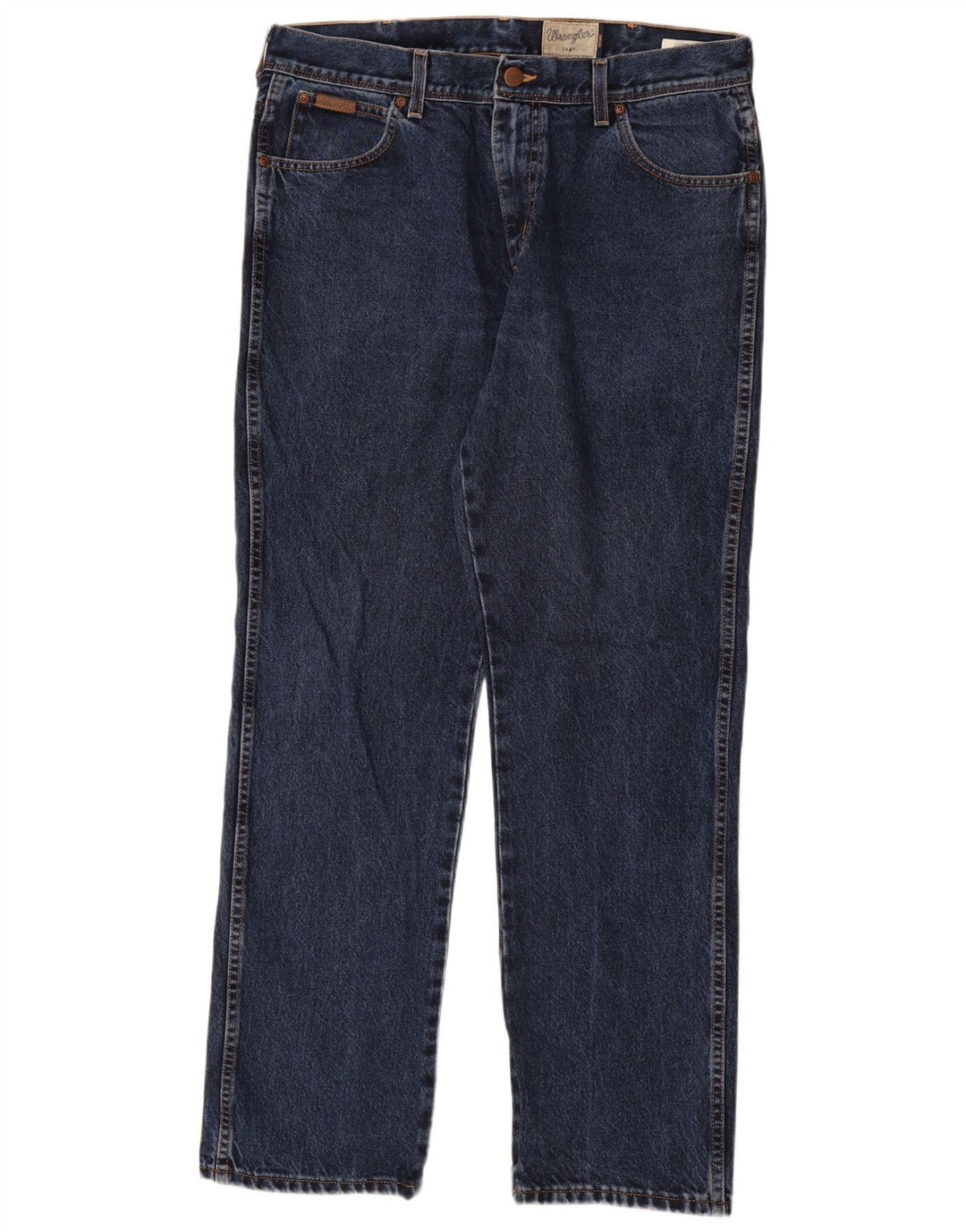 WRANGLER Vaqueros rectos Texas para hombre W36 L32 Algodón azul marino