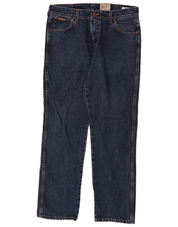 WRANGLER Vaqueros rectos Texas para hombre W36 L32 Algodón azul marino