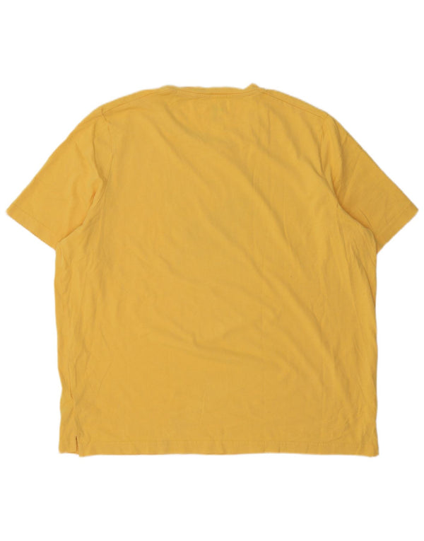 Puma Camiseta gráfica para hombre Top 2XL Algodón amarillo