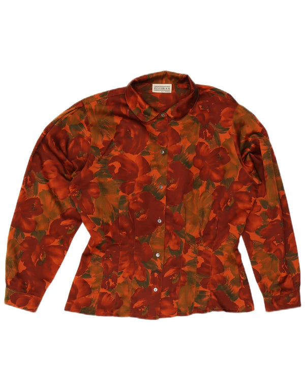Penny Black Blusa extragrande para mujer UK 10 Small Red Floral