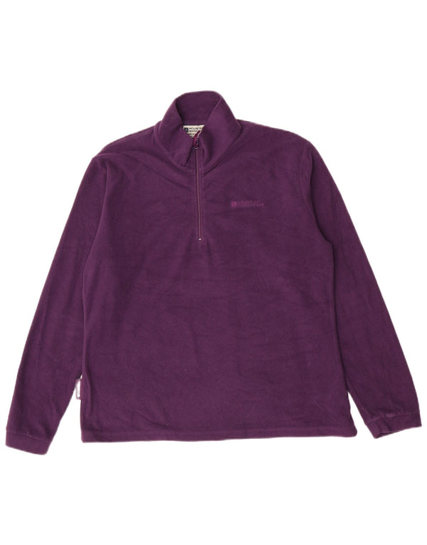 Jersey de forro polar con cremallera y cuello para mujer de Mountain Warehouse UK 46 Grande Púrpura