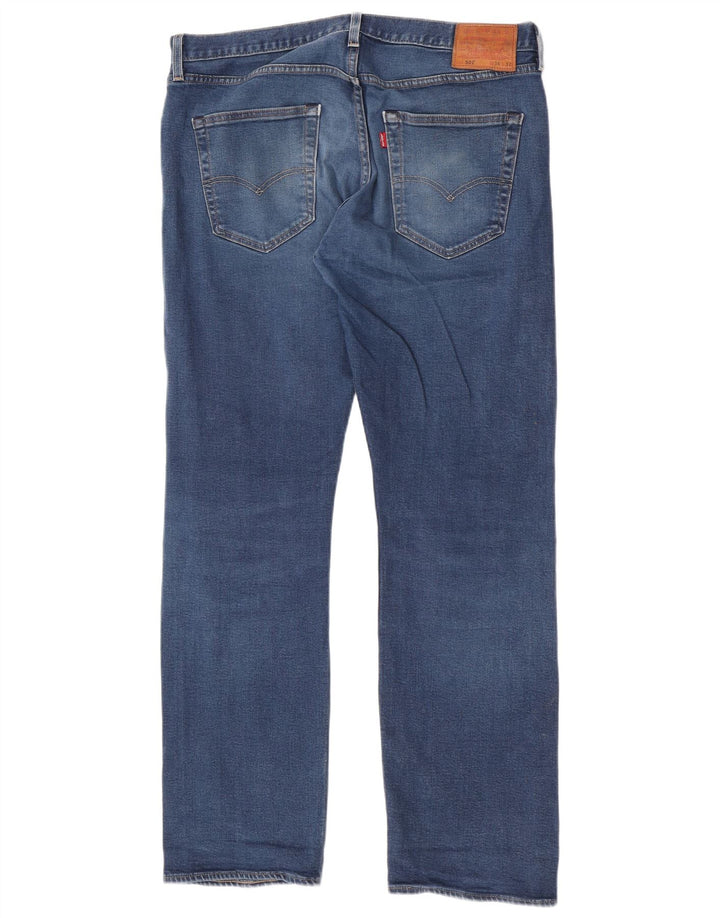 Levi's Hombre 501 Vaqueros Rectos W36 L32 Algodón Azul