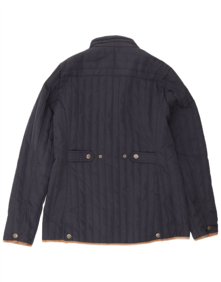Crew Clothing Chaqueta acolchada para mujer UK 10 Small Poliéster azul marino