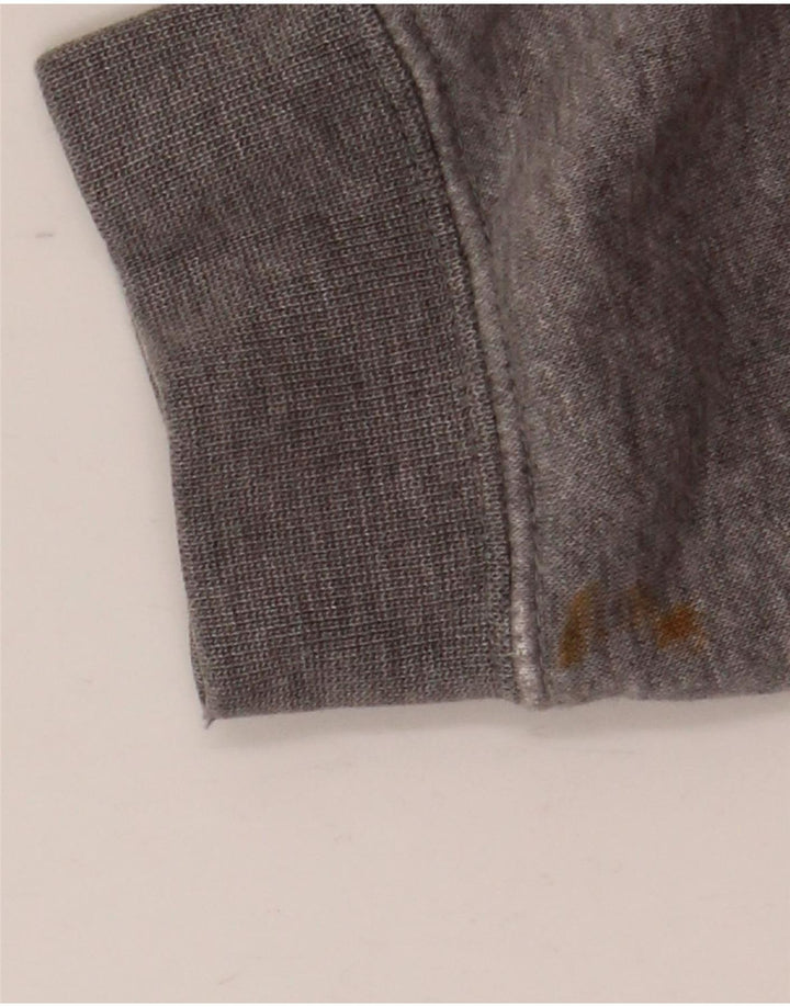 Nike - Sudadera con capucha y cremallera para hombre, algodón gris medio