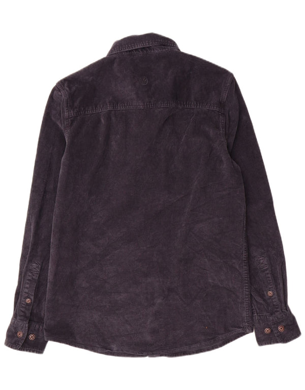 FAT FACE Camisa de pana para hombre XS Algodón azul marino