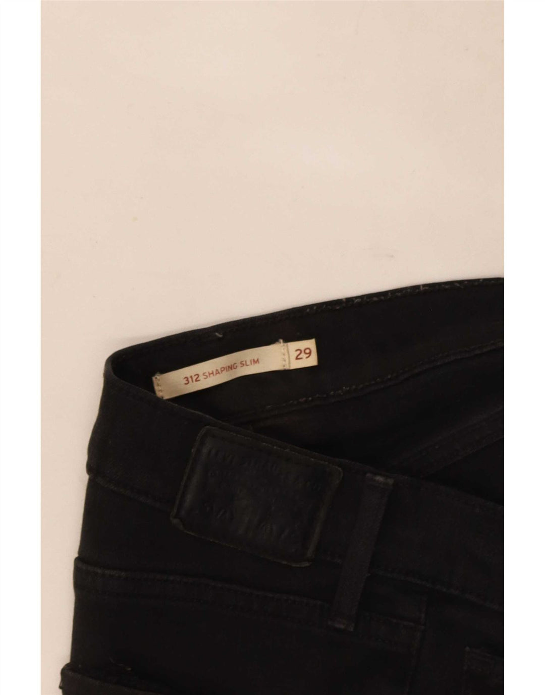 Levi's Mujer 312 Shaping Slim Jeans W29 L31 Negro