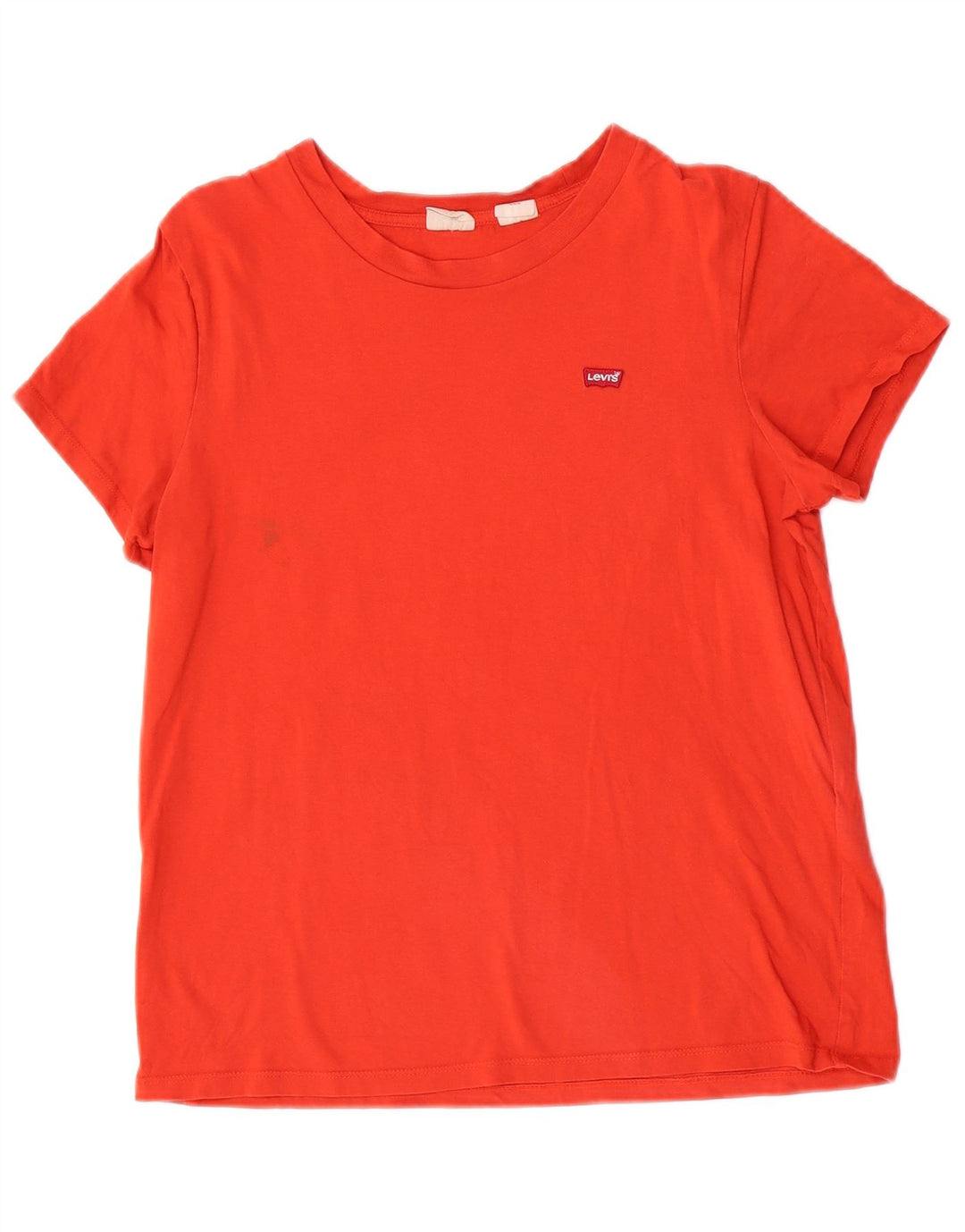Levi's Camiseta para mujer Top UK 12 Medium Red Cotton