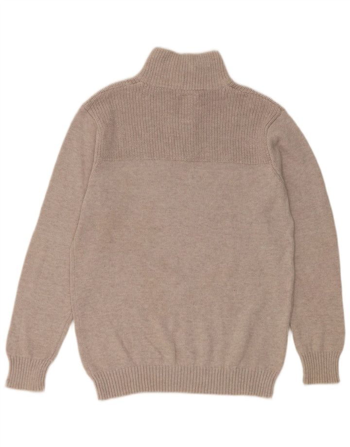 Zara Jersey para niño con cremallera en el cuello 13-14 años Beige