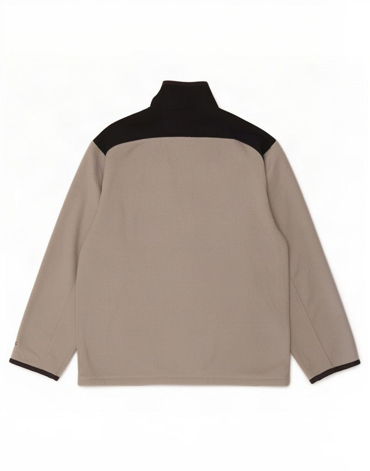 Champion Chaqueta polar para hombre UK 40 Large Gris Colorblock Poliéster