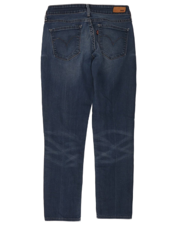 Levi's Vaqueros ajustados cortos Demi Curve para mujer W27 L25 Algodón azul