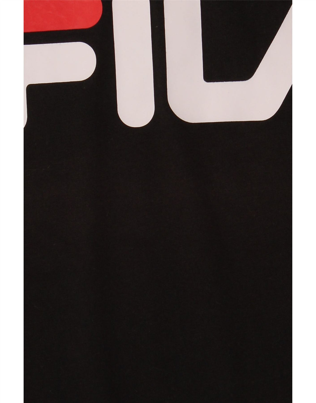 Fila - Camiseta gráfica para hombre, talla pequeña, algodón negro