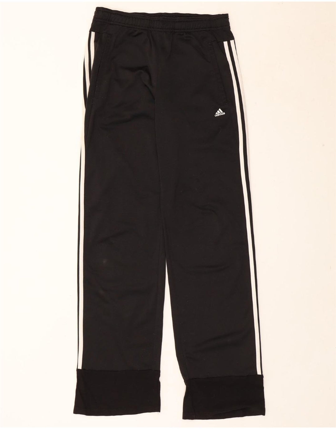 ADIDAS Pantalones de chándal para mujer Joggers UK 10 Small Black Poliéster