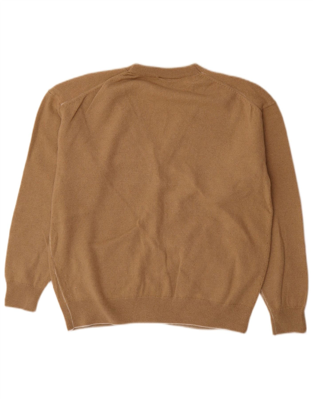 Suéter tipo cárdigan para mujer Lacoste Talla 38 Lana beige mediana