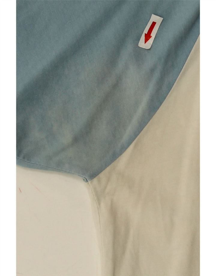 Puma Camiseta gráfica para hombre Top grande blanco color block