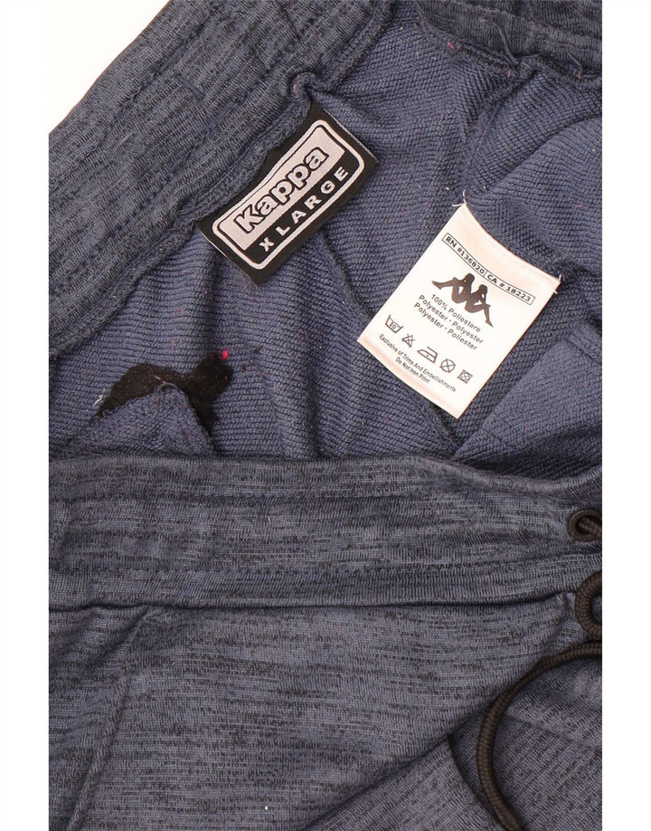 Kappa Pantalones Cortos Deportivos Hombre XL Poliéster Moteado Azul Marino