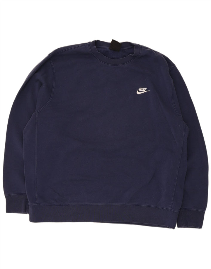 Sudadera Nike Hombre Jumper XL Azul Marino Algodón