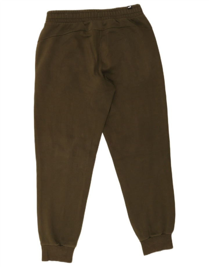 Pantalones De Chándal Puma Joggers De Algodón Verde Medio |