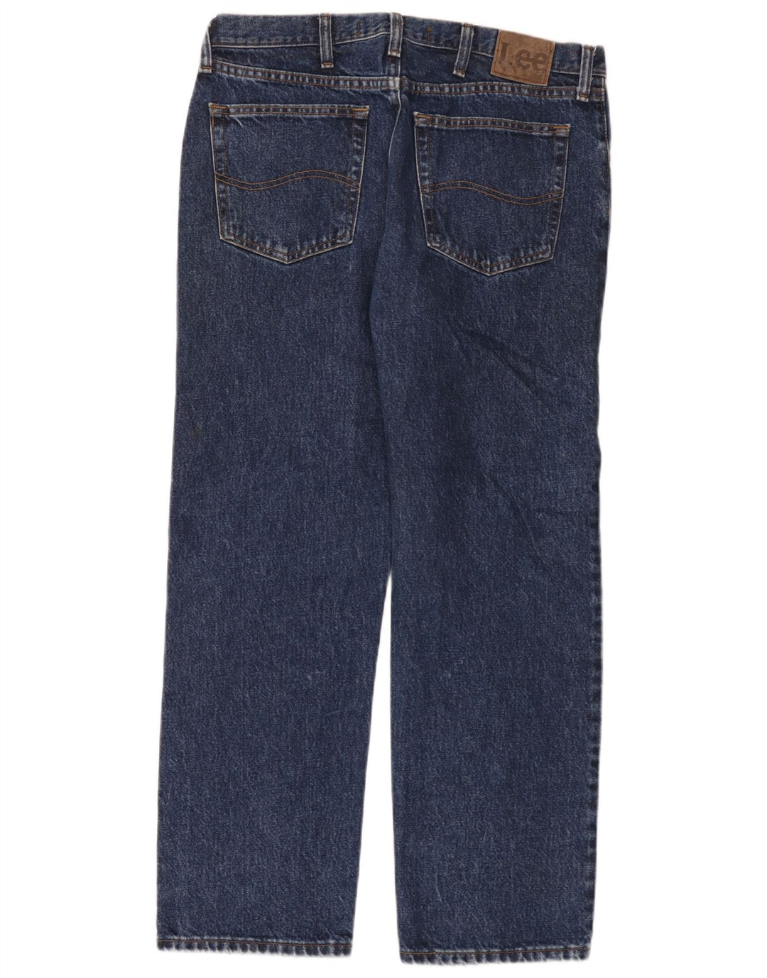 Vaqueros rectos de corte regular para hombre Lee W34 L29 Algodón azul marino