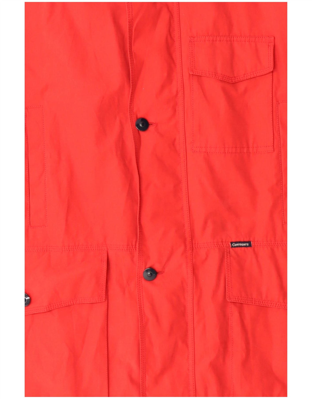 Cotton's Industries Chaqueta utilitaria para hombre UK 42 XL Rojo