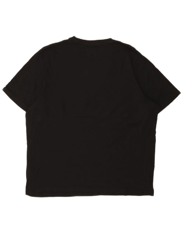 Puma Camiseta gráfica para hombre Top XL Algodón negro