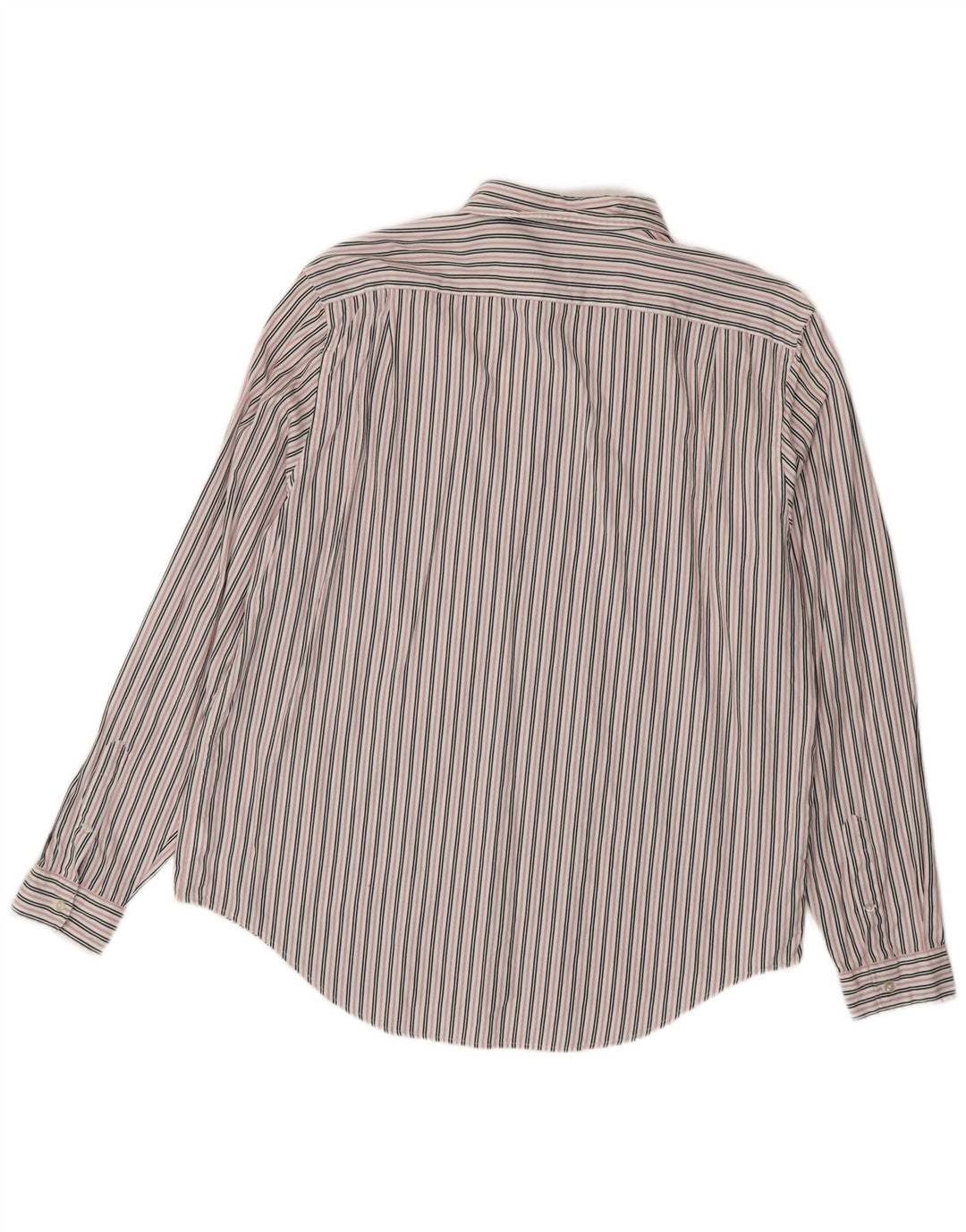 Camisa Lacoste Hombre Regular Fit Talla 45 XL Algodón Rayas Blancas