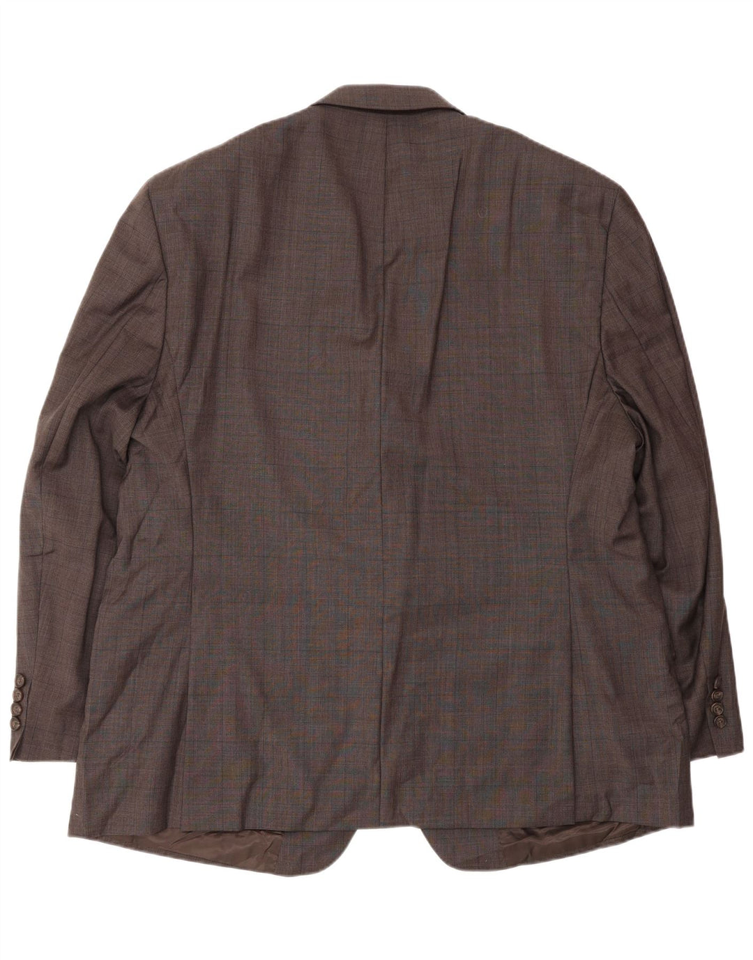 Ralph Lauren Chaqueta Blazer de 2 Botones para Hombre UK 48 3XL Lana a Cuadros marrón