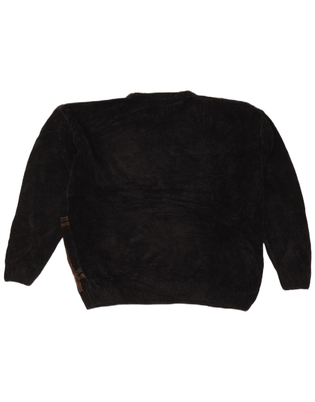 DOCKERS Jersey De Cuello Redondo Para Hombre XL Negro A Cuadros Acrílico