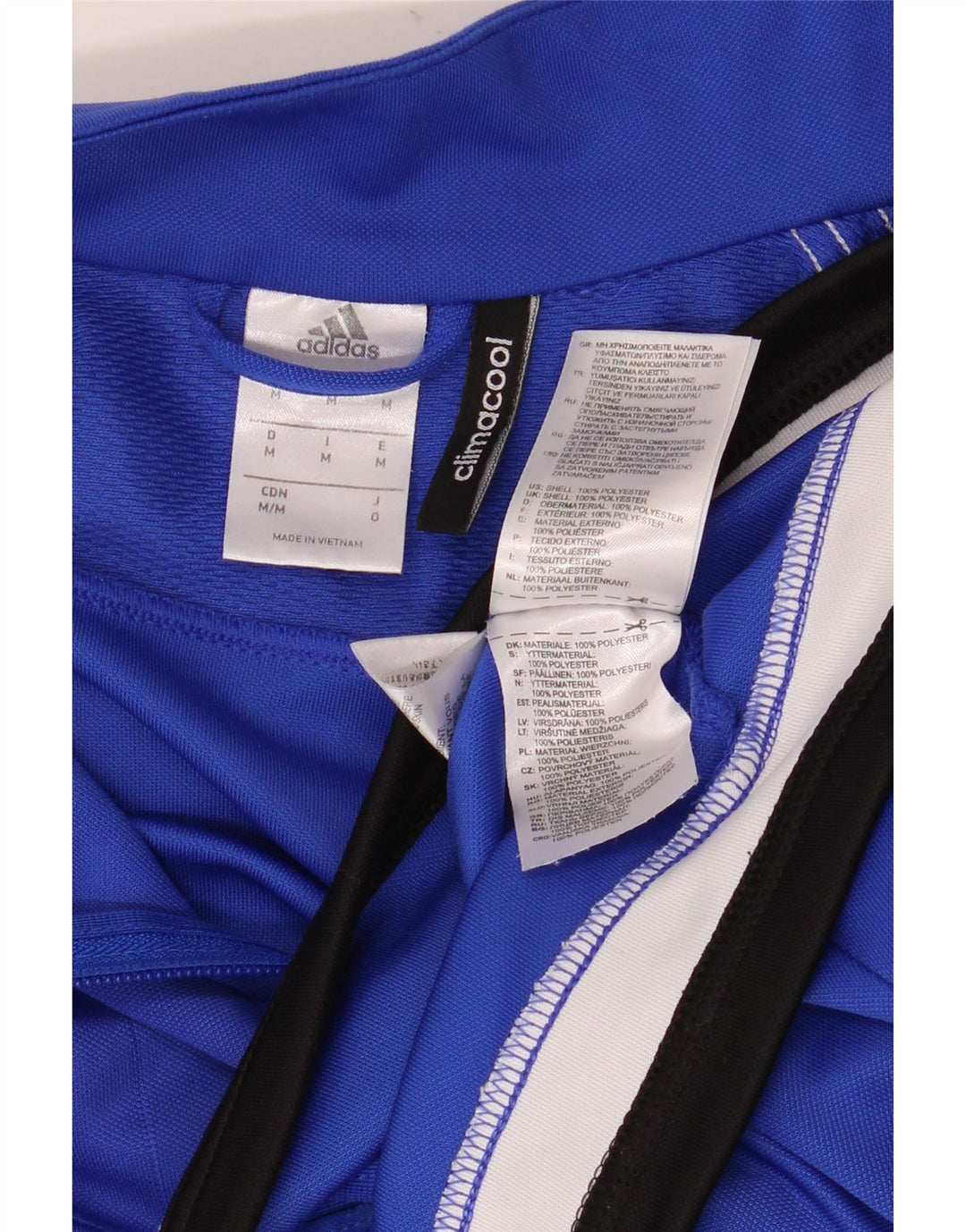 Adidas Hombre Climacool Chándal Top Chaqueta Poliéster Azul Medio