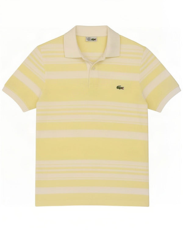 Polo Lacoste Hombre Pequeño Rayas Amarillas