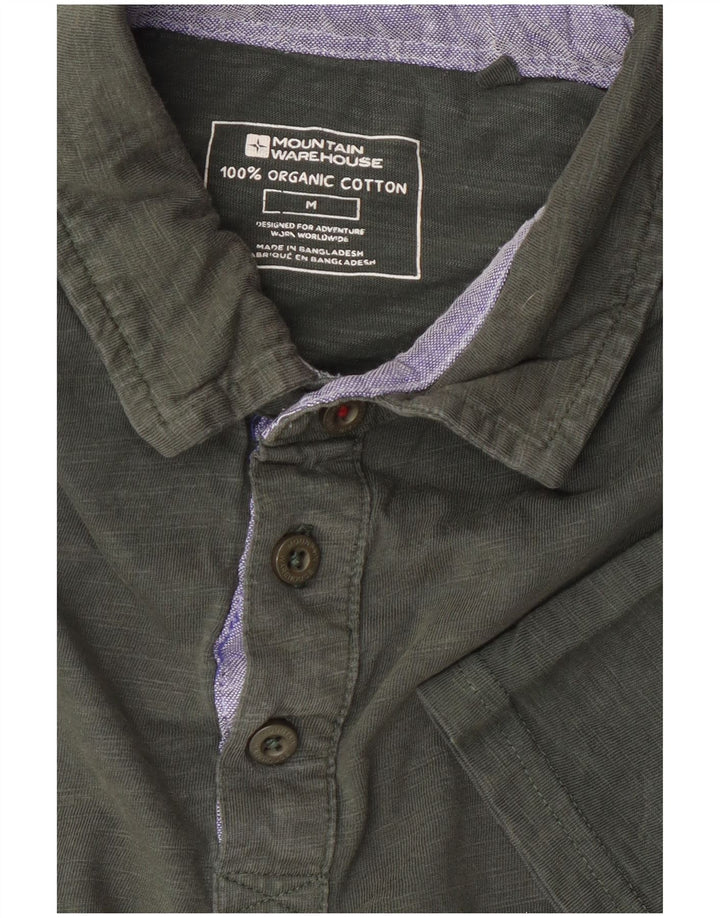Polo para hombre Mountain Warehouse de algodón caqui medio