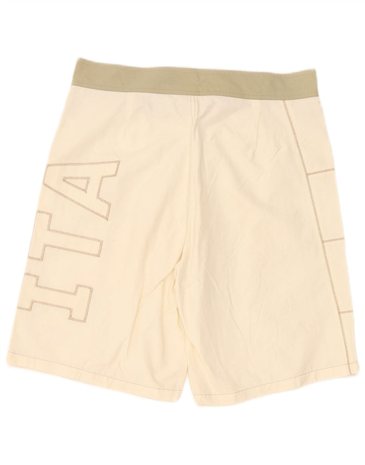 Murphy & Nye Bañador con estampado gráfico para hombre, talla grande, color blanco, poliamida