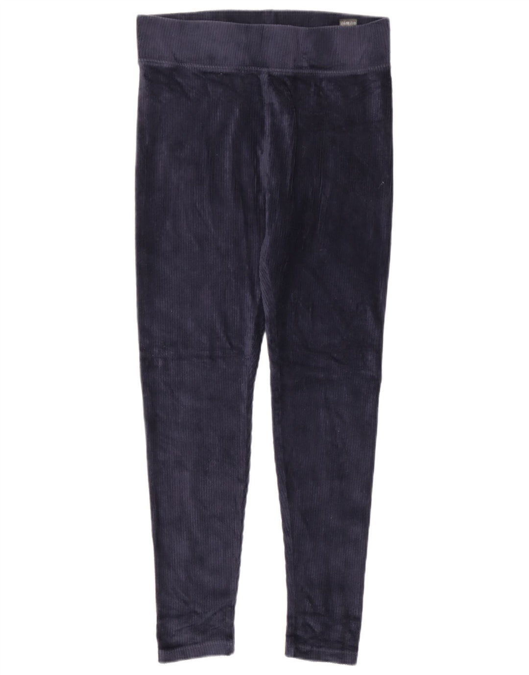 Marks & Spencer Leggings de terciopelo para mujer UK 40 Mediano Azul marino Algodón