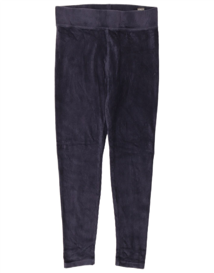 Marks & Spencer Leggings de terciopelo para mujer UK 40 Mediano Azul marino Algodón