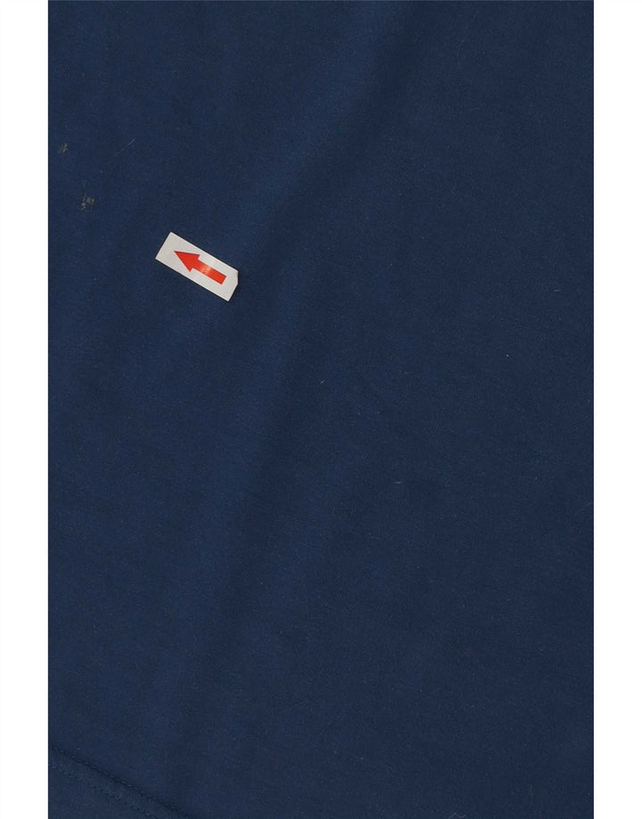Puma Hombre Camiseta Gráfica Top Azul Medio